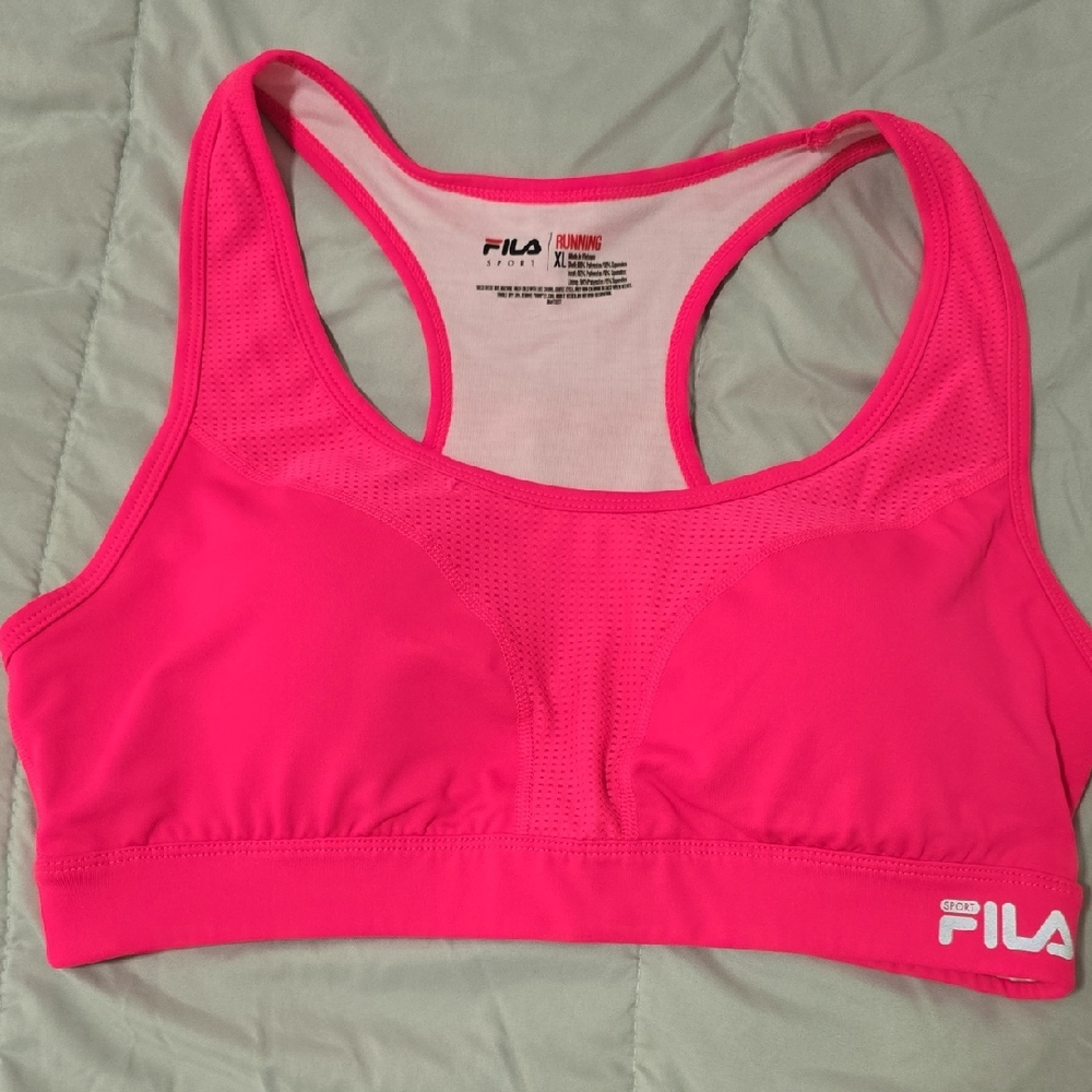 Fila Women's Pink Sports Bra
